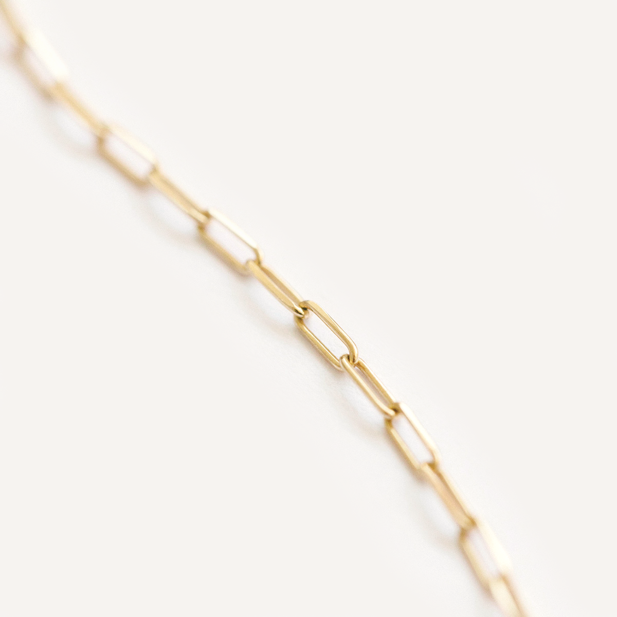 Corrente Lui, cartier longa minimalista feita a mão em ouro 18k