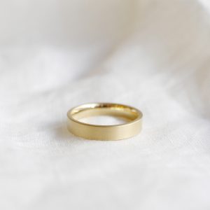 Aliança Flat - 4 mm