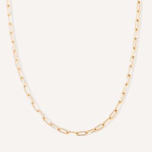 chocker feita a mão em ouro 18k com corrente cartier