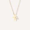 colar minimalista representando filho feito a mão em ouro 18k com diamante