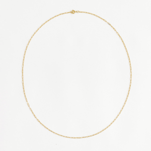 Corrente Lui, cartier longa minimalista feita a mão em ouro 18k
