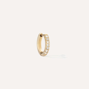 argolinha em ouro 18k com diamantes para segundo furo