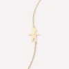 pulseira filho em ouro 18k e diamante