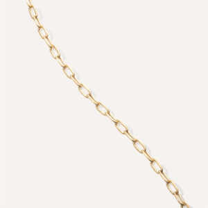 corrente cartier com elos longos em ouro 18k