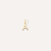 pingente letra ouro 18k delicado