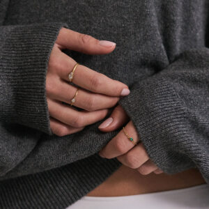 Anel Diamante Gota - Imagem 9