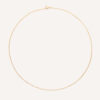 corrente cartier slim fina em ouro amarelo 18k