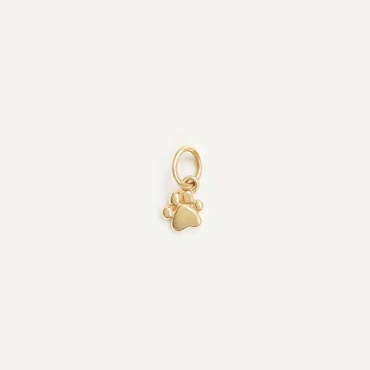 pingente patinha de cachorro ouro 18k delicado e minimalista