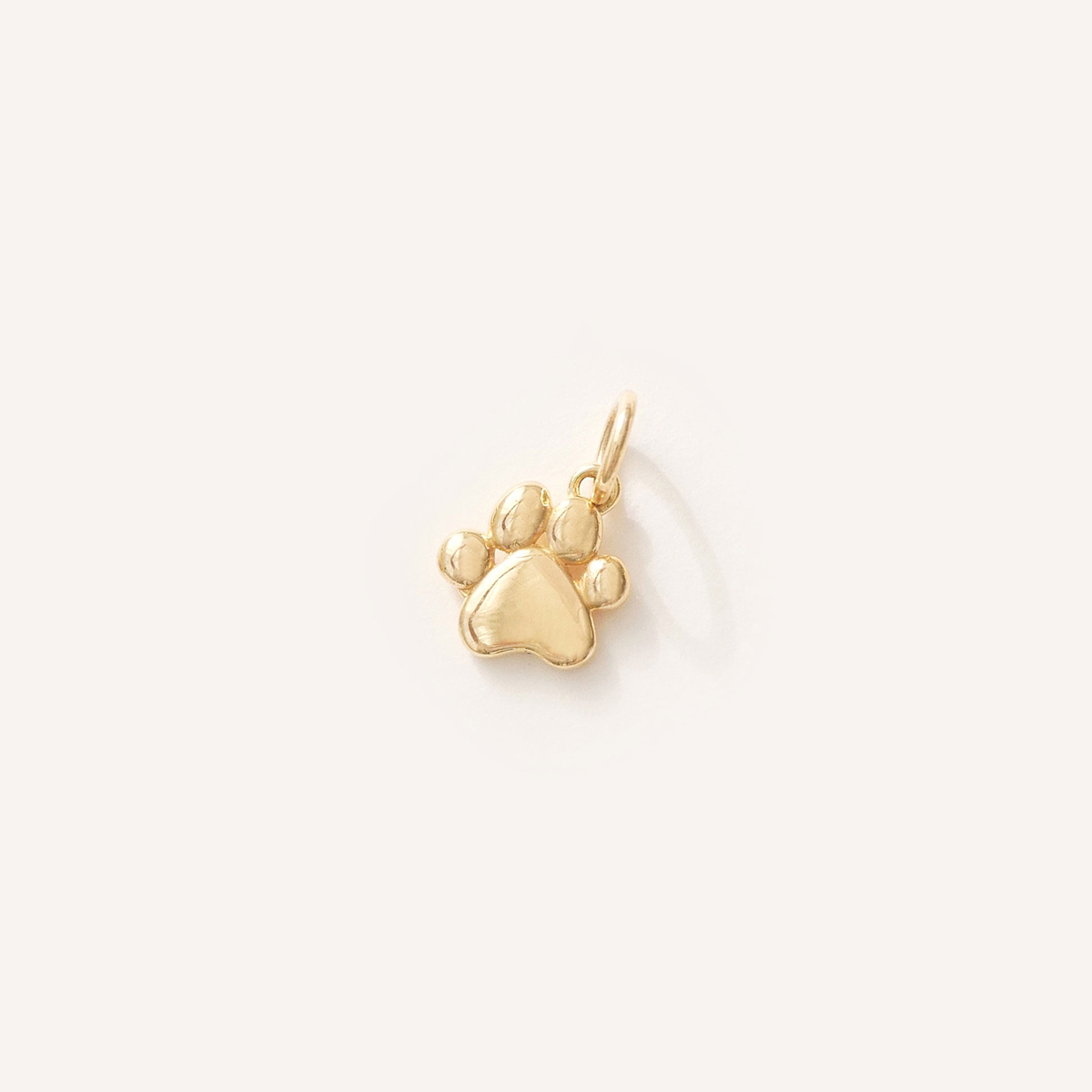 pingente patinha de pet ouro 18k minimalista