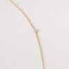 Pulseira em ouro amarelo 18k com diamante de 5 pontos.