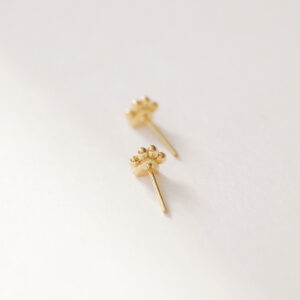 Brinco Patinha Mini com Diamantes - Imagem 3
